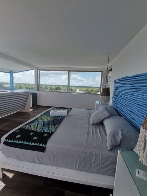 Bonita Habitacion Con Pequena Piscina A Aire Libre Puerto Morelos Exterior foto