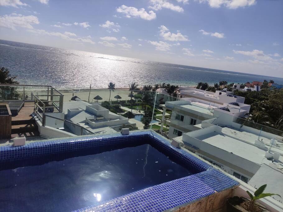 Bonita Habitacion Con Pequena Piscina A Aire Libre Puerto Morelos Exterior foto
